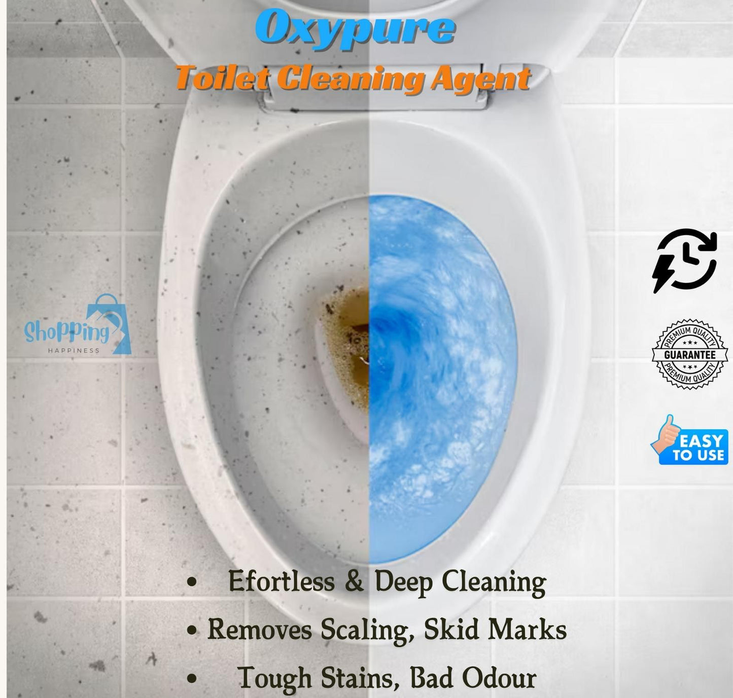 ✨ OxyPure Toilet Cleaning Powder | Deep Clean & Freshness | Pack of 2 ✨