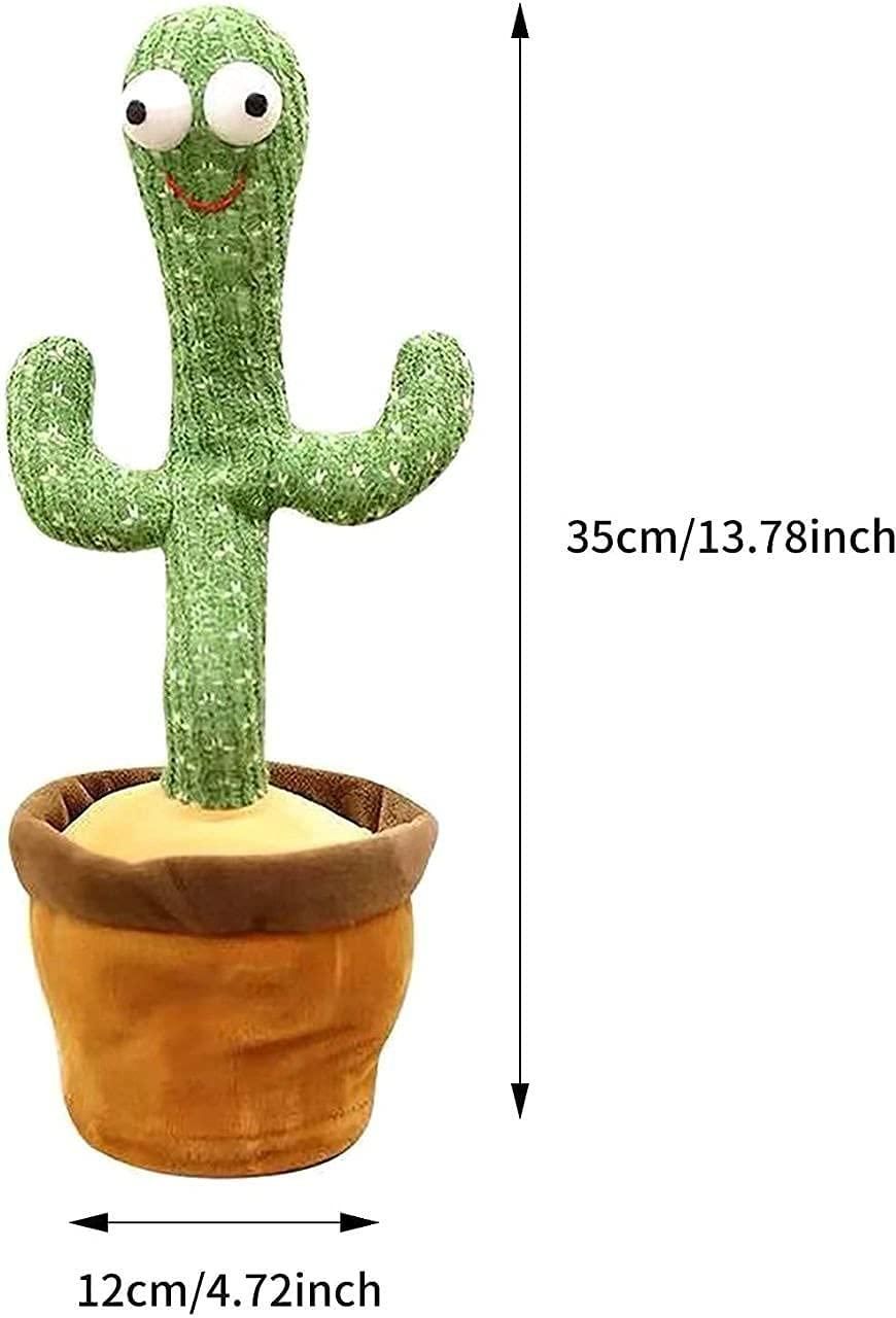 LED Musical Dancing & Mimicry Cactus Toy for Kids