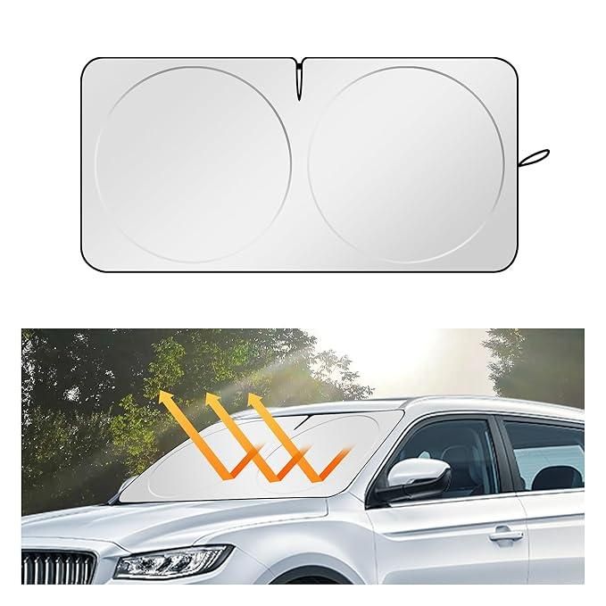 Folding Car Window Sunshade Cover – UV Protection & Heat Blocker for Cool Interiors (Pack of 1)