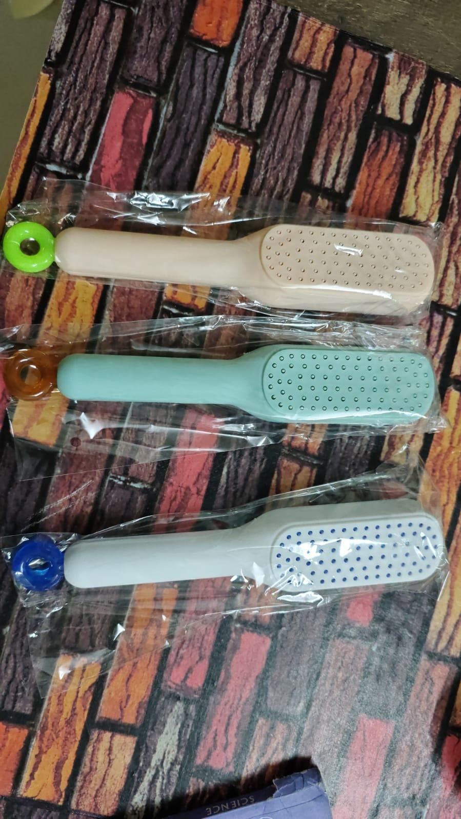 Self-Cleaning Anti-Static Massage Hair Comb