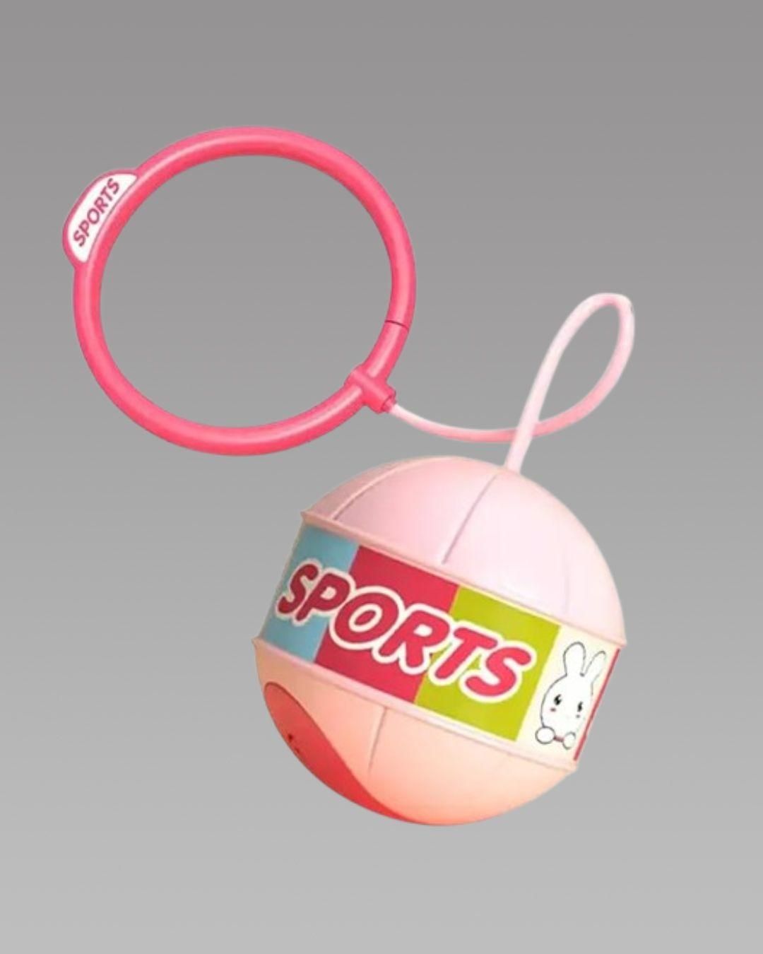 Flash Wheel Skip Ball Ankle Toy for Kids (Multicolor)