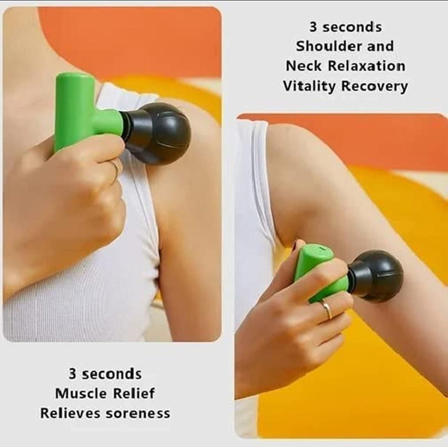 Mini Facial Gun Deep Muscle Massager | Compact Electric Muscle Relief Massager
