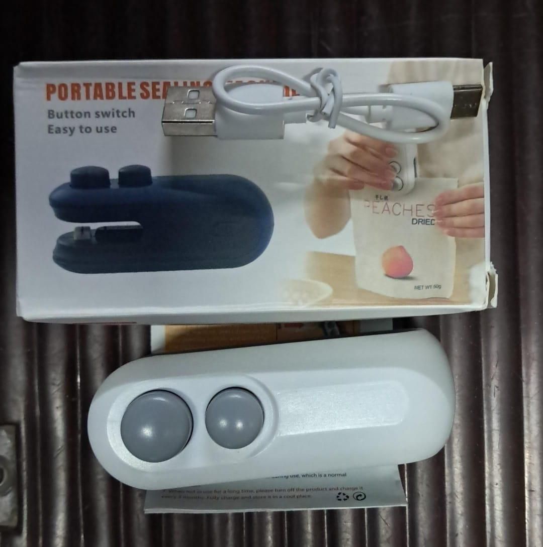 2-in-1 Portable Mini USB Rechargeable Bag Sealer & Cutter