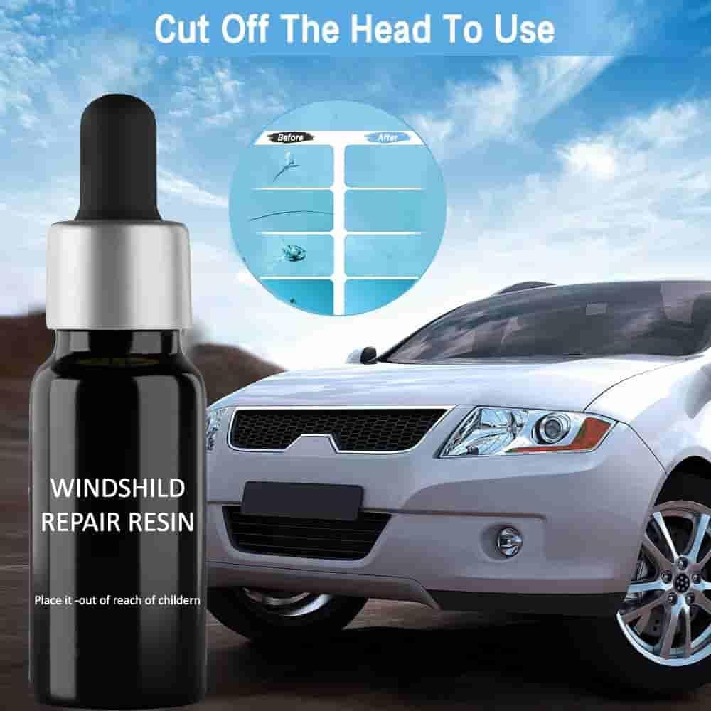 Windshield Repair Resin – Glass Repair Kit (Pack of 1)