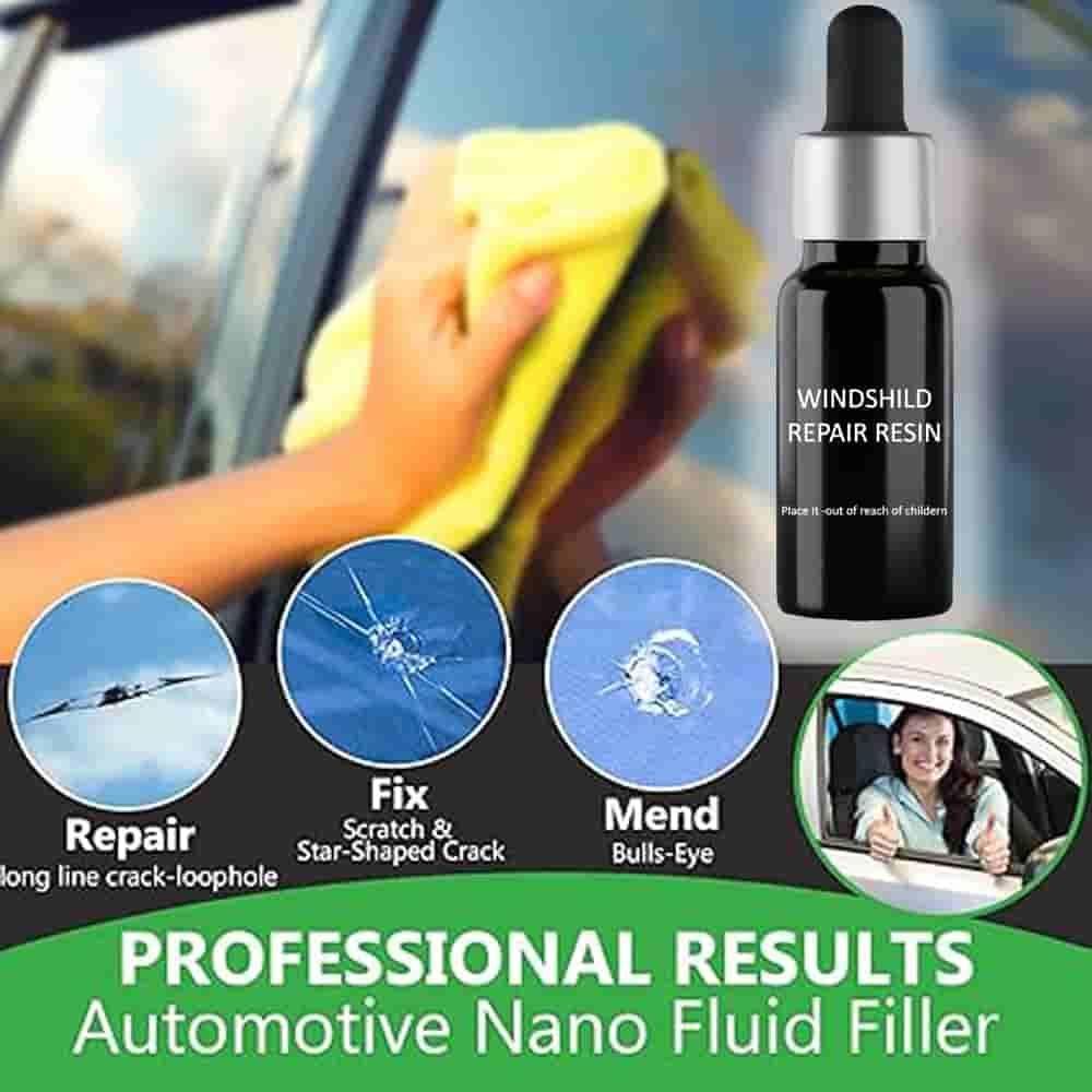 Windshield Repair Resin – Glass Repair Kit (Pack of 1)