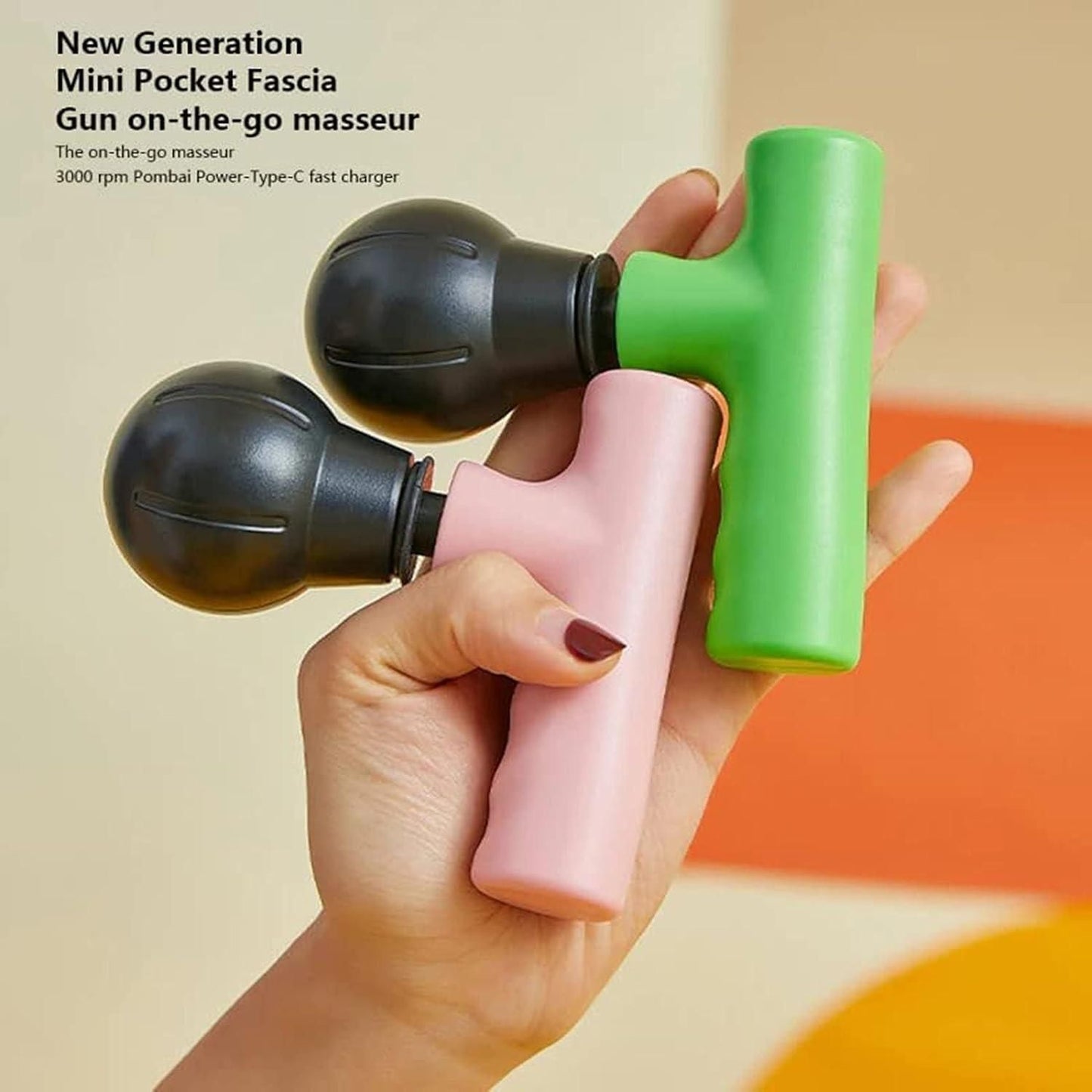 Mini Facial Gun Deep Muscle Massager | Compact Electric Muscle Relief Massager