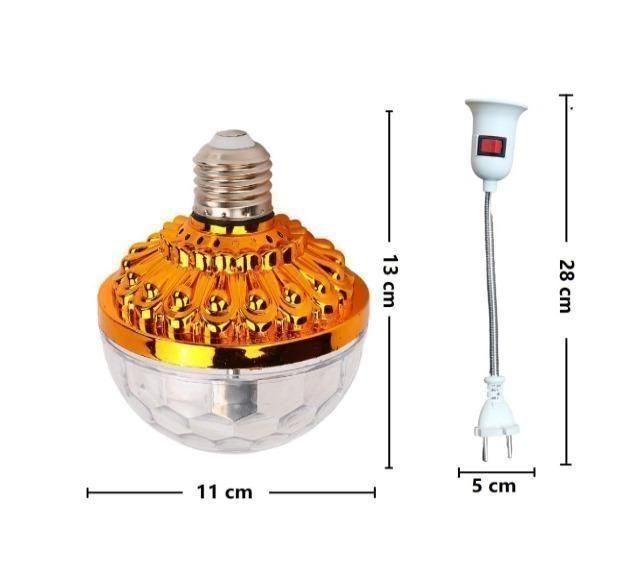 Rotating Magic Disco Ball Light with USB Lamp Holder