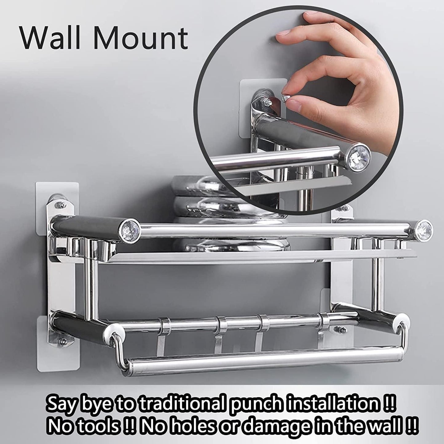 Wall Mount Screw Hooks for Room 10 Pcs