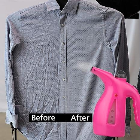 2-in-1 Fast Heat-Up Handheld Garment & Facial Steamer Iron Brush