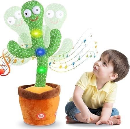 LED Musical Dancing & Mimicry Cactus Toy for Kids