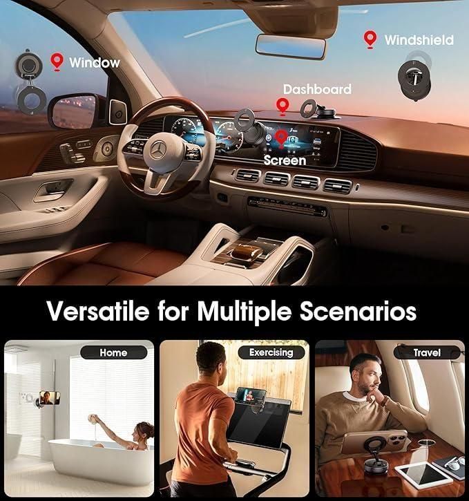 Vacuum Magnetic Suction Phone Holder