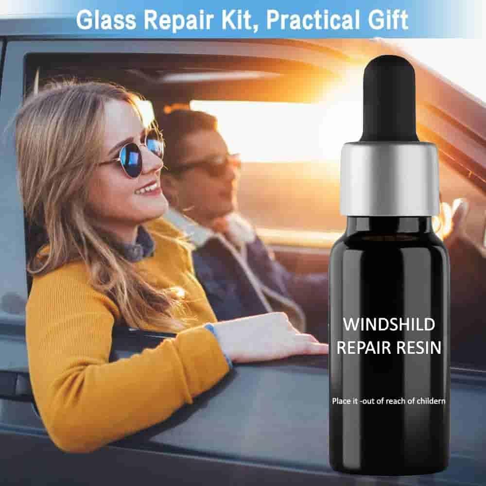 Windshield Repair Resin – Glass Repair Kit (Pack of 1)