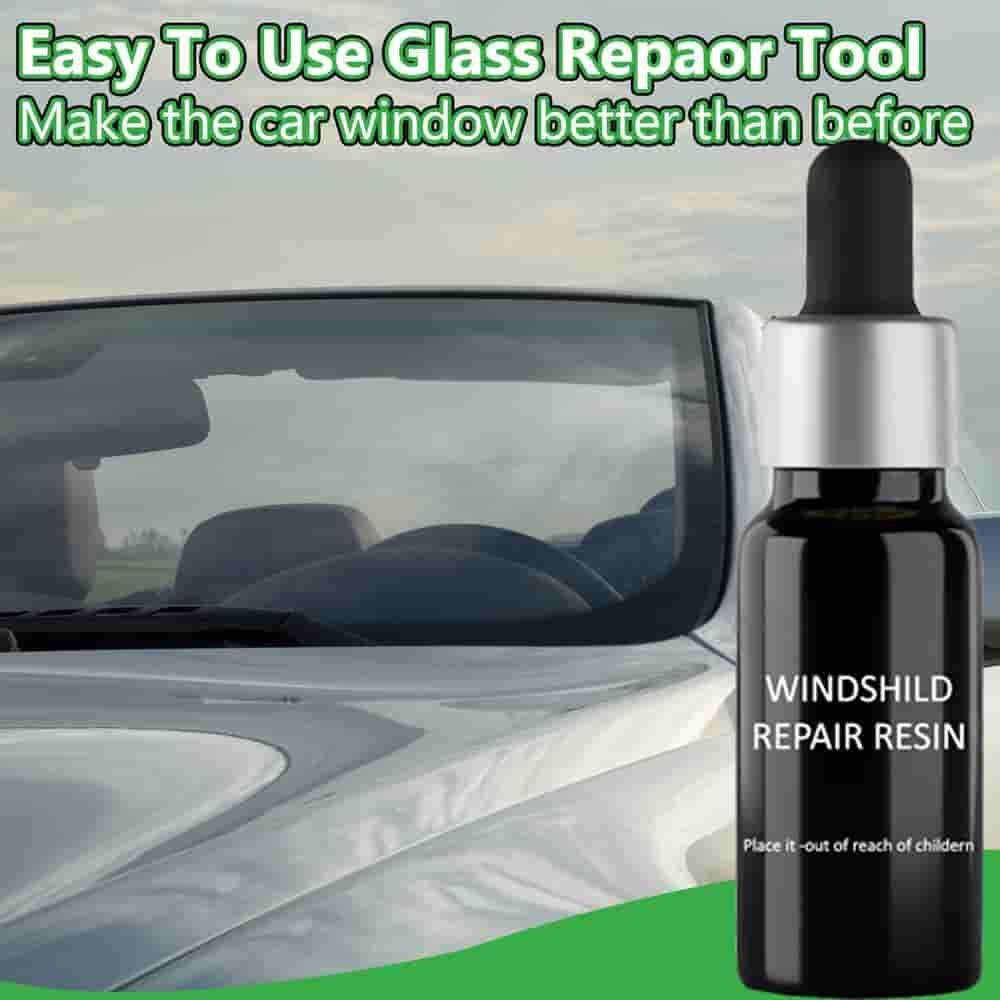 Windshield Repair Resin – Glass Repair Kit (Pack of 1)