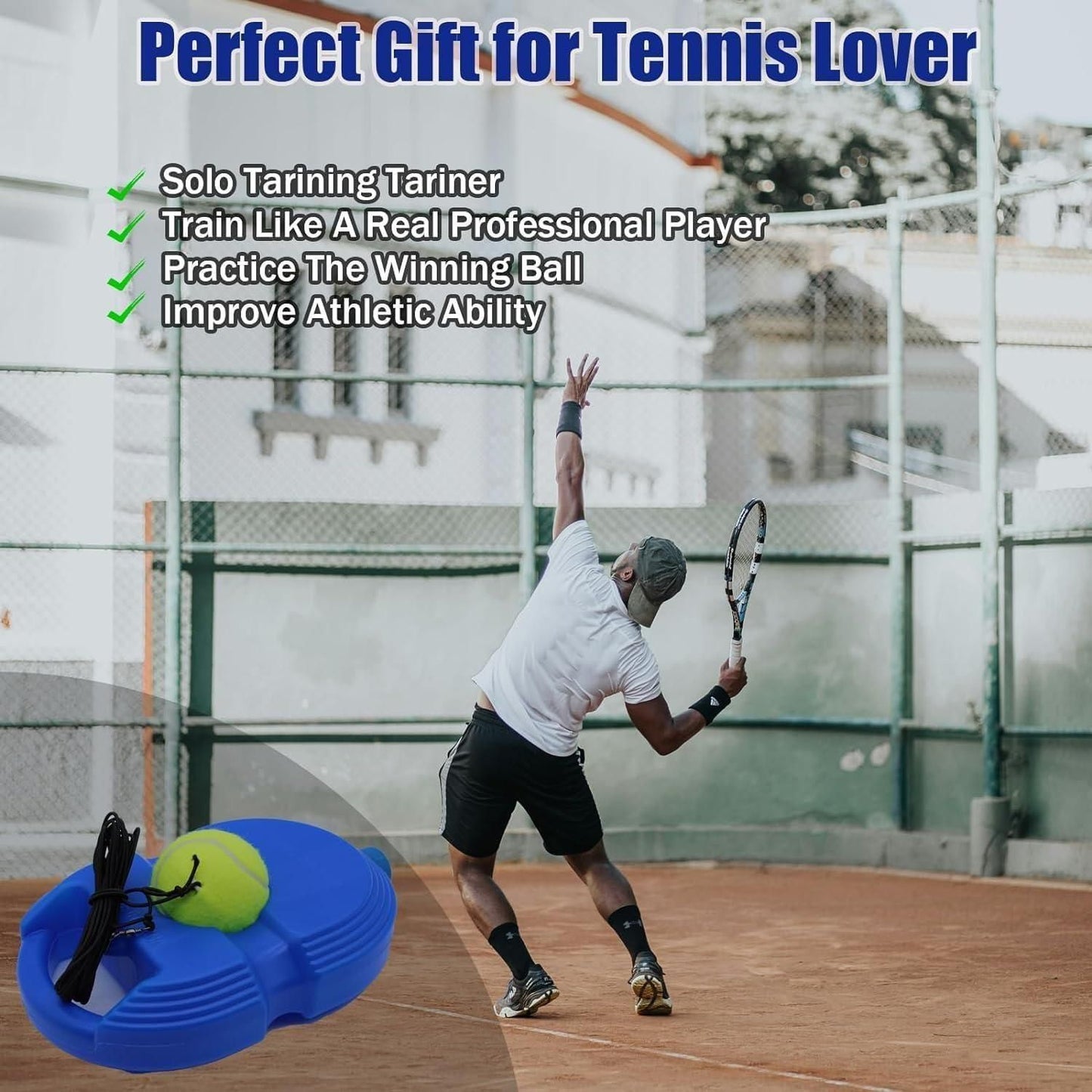 Solo Tennis Trainer Rebound Ball