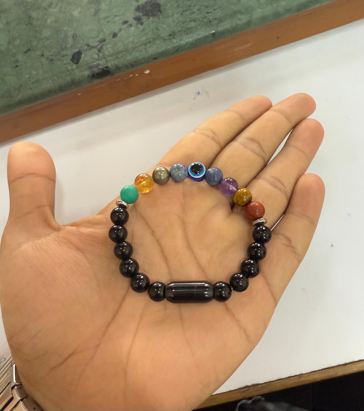 🌟 Super 9 Chakra Energy Healing Bracelet