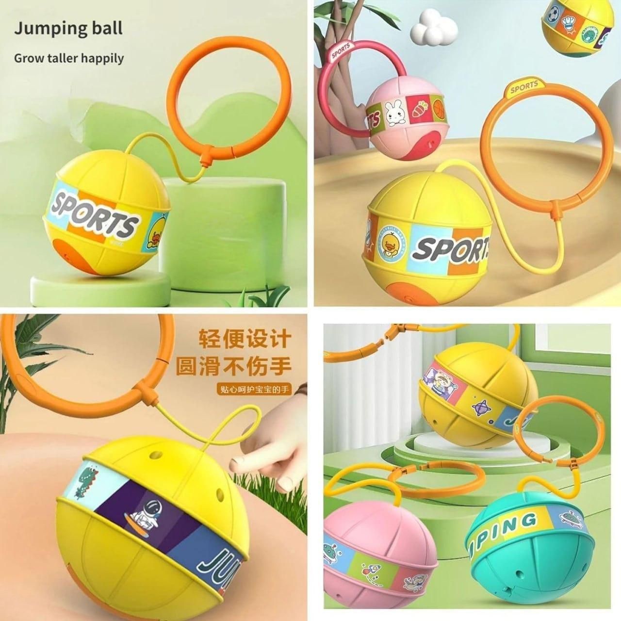 Flash Wheel Skip Ball Ankle Toy for Kids (Multicolor)