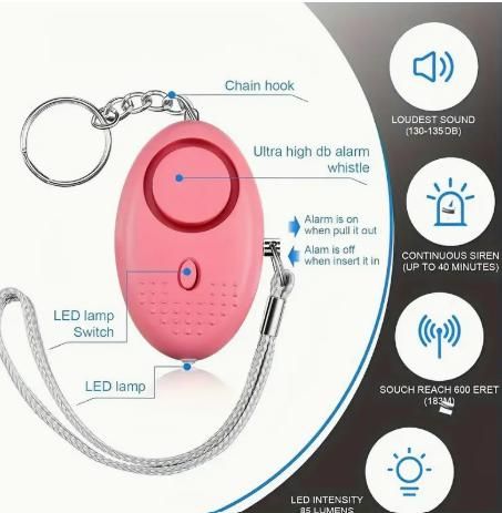 Personal Safety Alarm Keychain