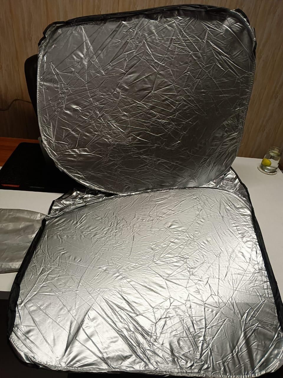Folding Car Window Sunshade Cover – UV Protection & Heat Blocker for Cool Interiors (Pack of 1)
