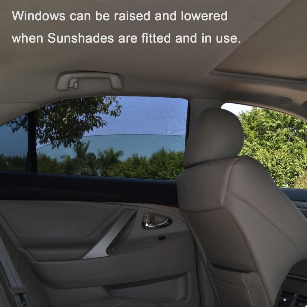 Universal Car Side Window UV Protection Mesh Curtains