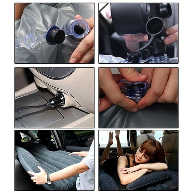 Car Travel Inflatable Bed Mattress with 2 Air Pillows