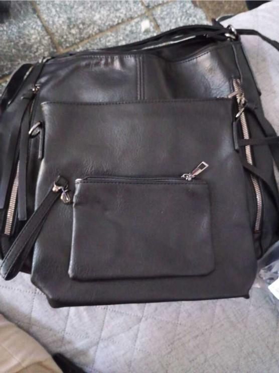 3-Pcs Handbags Set for Women – Stylish Faux Leather Combo