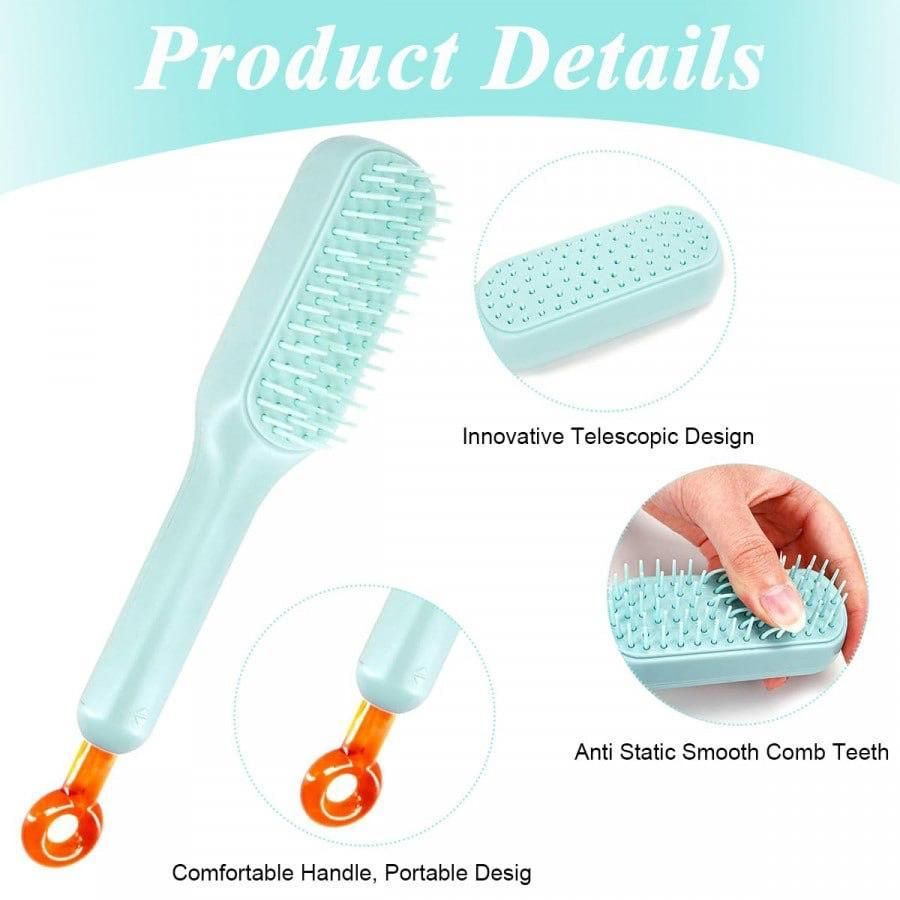 Self-Cleaning Anti-Static Massage Hair Comb