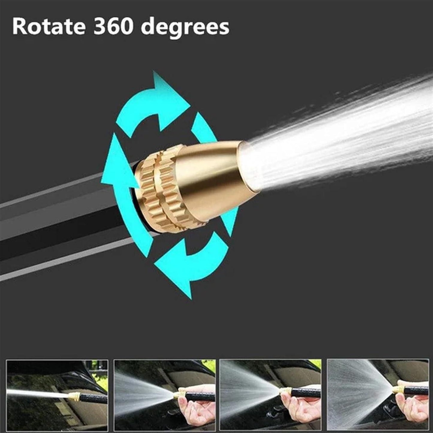 Portable High-Pressure Water Spray Nozzle for Garden