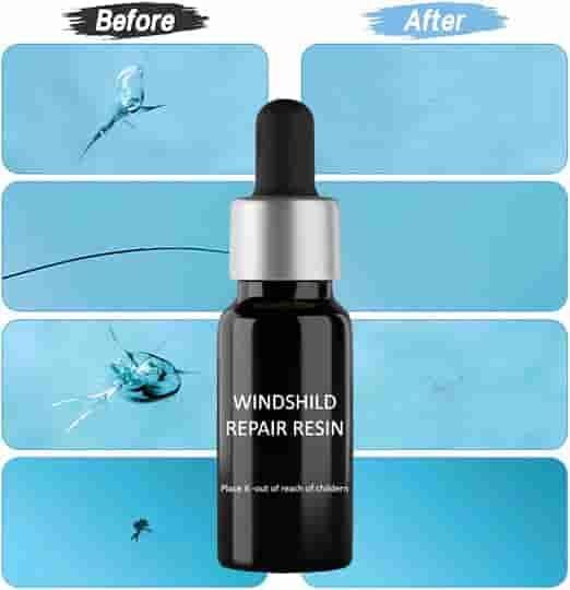 Windshield Repair Resin – Glass Repair Kit (Pack of 1)