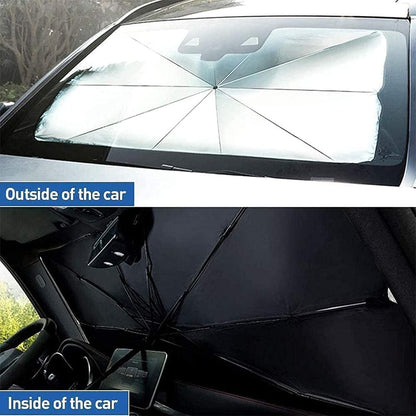 Car Windshield Sun Shade Umbrella – Foldable UV & Heat Protection