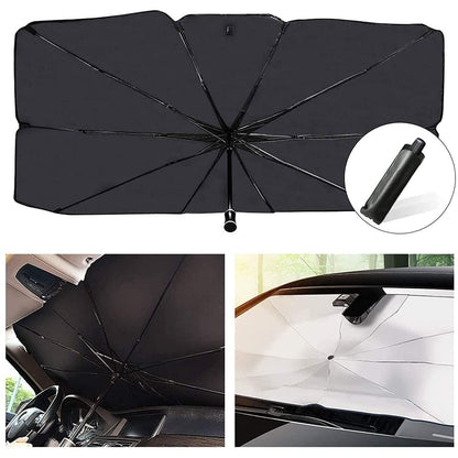 Car Windshield Sun Shade Umbrella – Foldable UV & Heat Protection