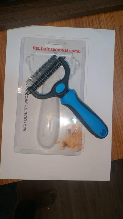 2 in 1 Deshedding Grooming Undercoat Brush for Pets