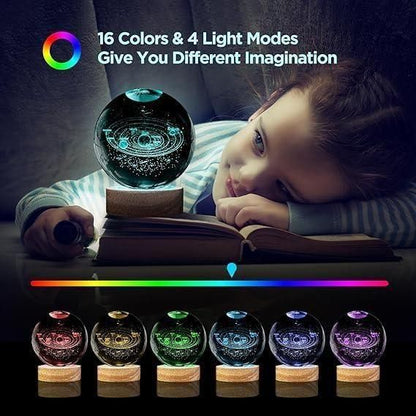 3D Crystal Lamp Ball | Assorted Color Designs