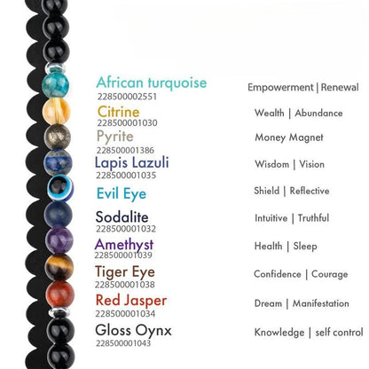 🌟 Super 9 Chakra Energy Healing Bracelet