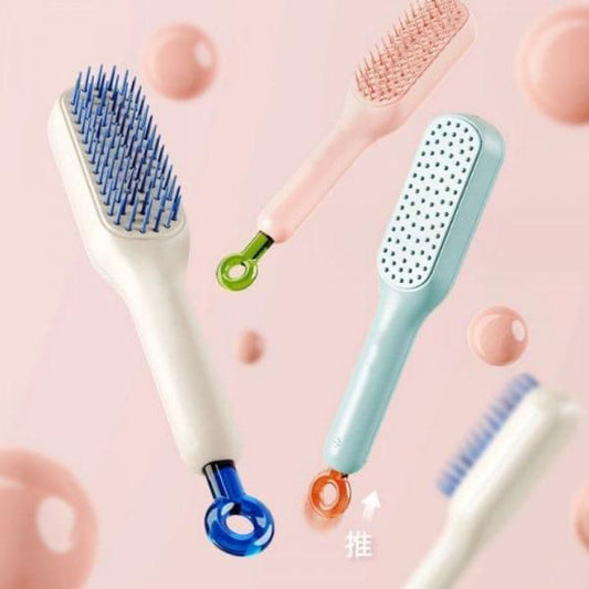 Self-Cleaning Anti-Static Massage Hair Comb