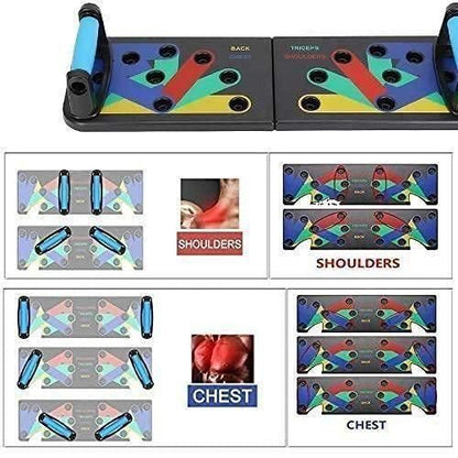 14-in-1 Push-Up Board – Strong Grip Handles
