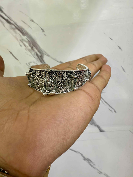 Hanumanji Stainless Steel Kada Bracelet for Men