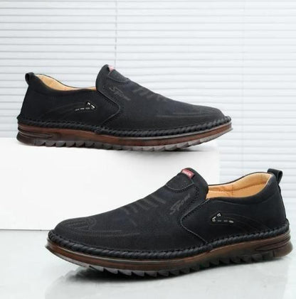 Men’s Soft Leather Casual Slip-On Shoes – Stylish Comfort for Everyday Wear