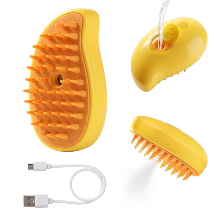 3-in-1 Steaming Pet Hair Brush