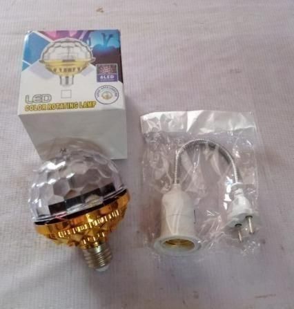 Rotating Magic Disco Ball Light with USB Lamp Holder