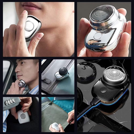 Mini Electric Shaver – Portable, USB-C Rechargeable Grooming Tool