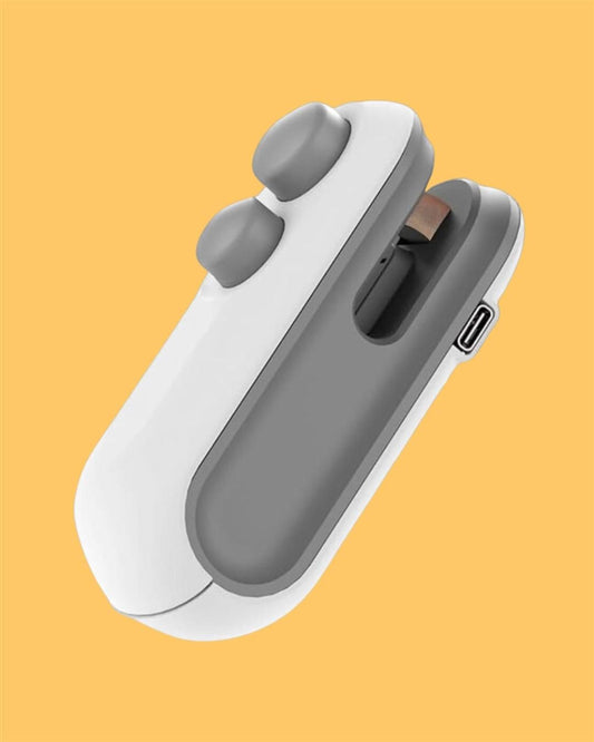 2-in-1 Portable Mini USB Rechargeable Bag Sealer & Cutter