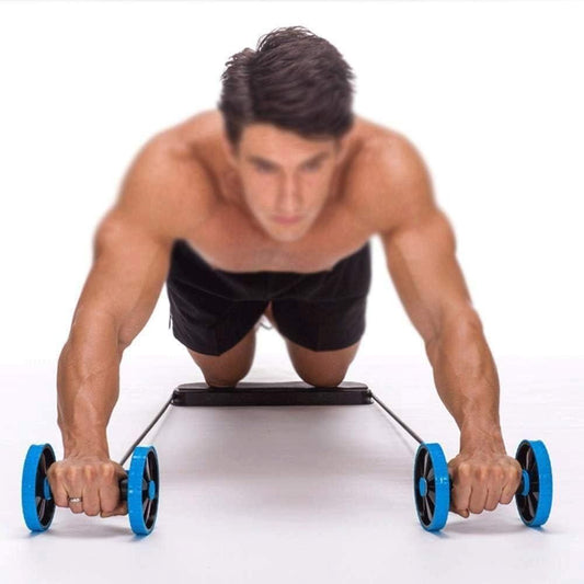 Wheel Roller for Core Workouts with Knee Pad