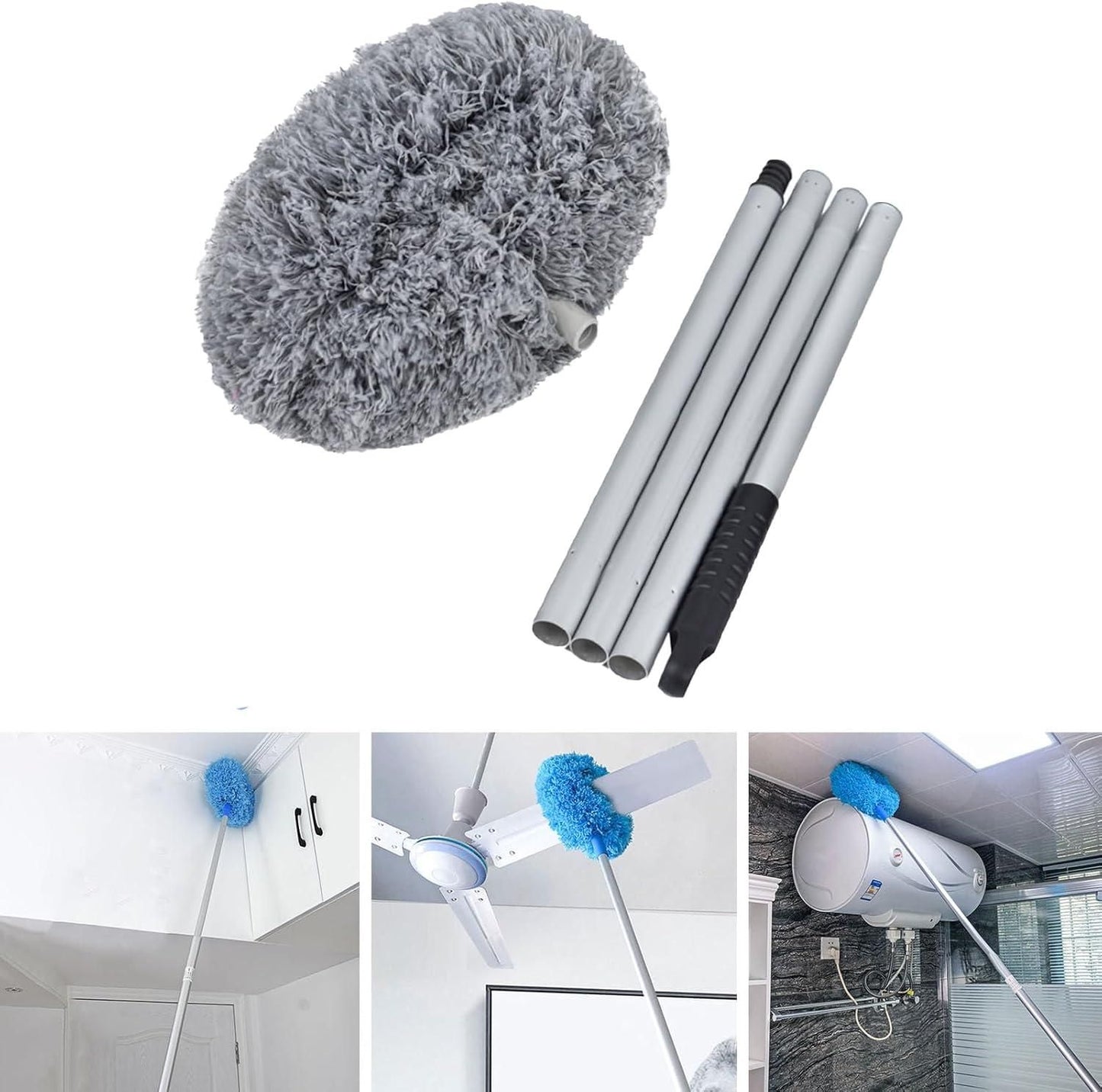 🌟 Washable Ceiling Fan Cleaner Duster | Easy to Use & Reusable | Pack of 1