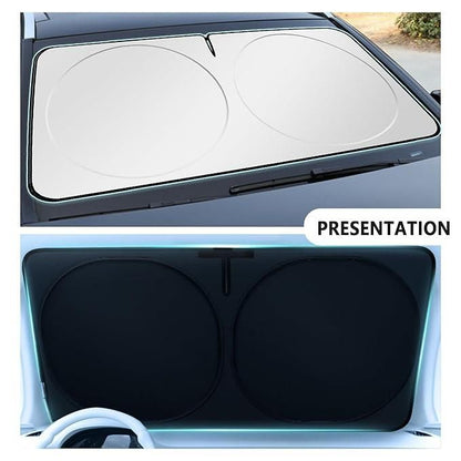 Folding Car Window Sunshade Cover – UV Protection & Heat Blocker for Cool Interiors (Pack of 1)