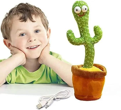 LED Musical Dancing & Mimicry Cactus Toy for Kids