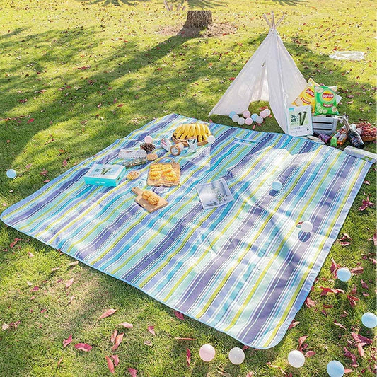 Washable Picnic Mat – Waterproof, Foldable & Portable Outdoor Blanket (71 x 57 Inches, Assorted Colors)