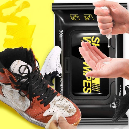 Sneaker & Shoe Cleaner Wipes – Natural Disposable Cleaning Wipes