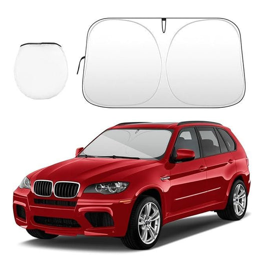 Folding Car Window Sunshade Cover – UV Protection & Heat Blocker for Cool Interiors (Pack of 1)