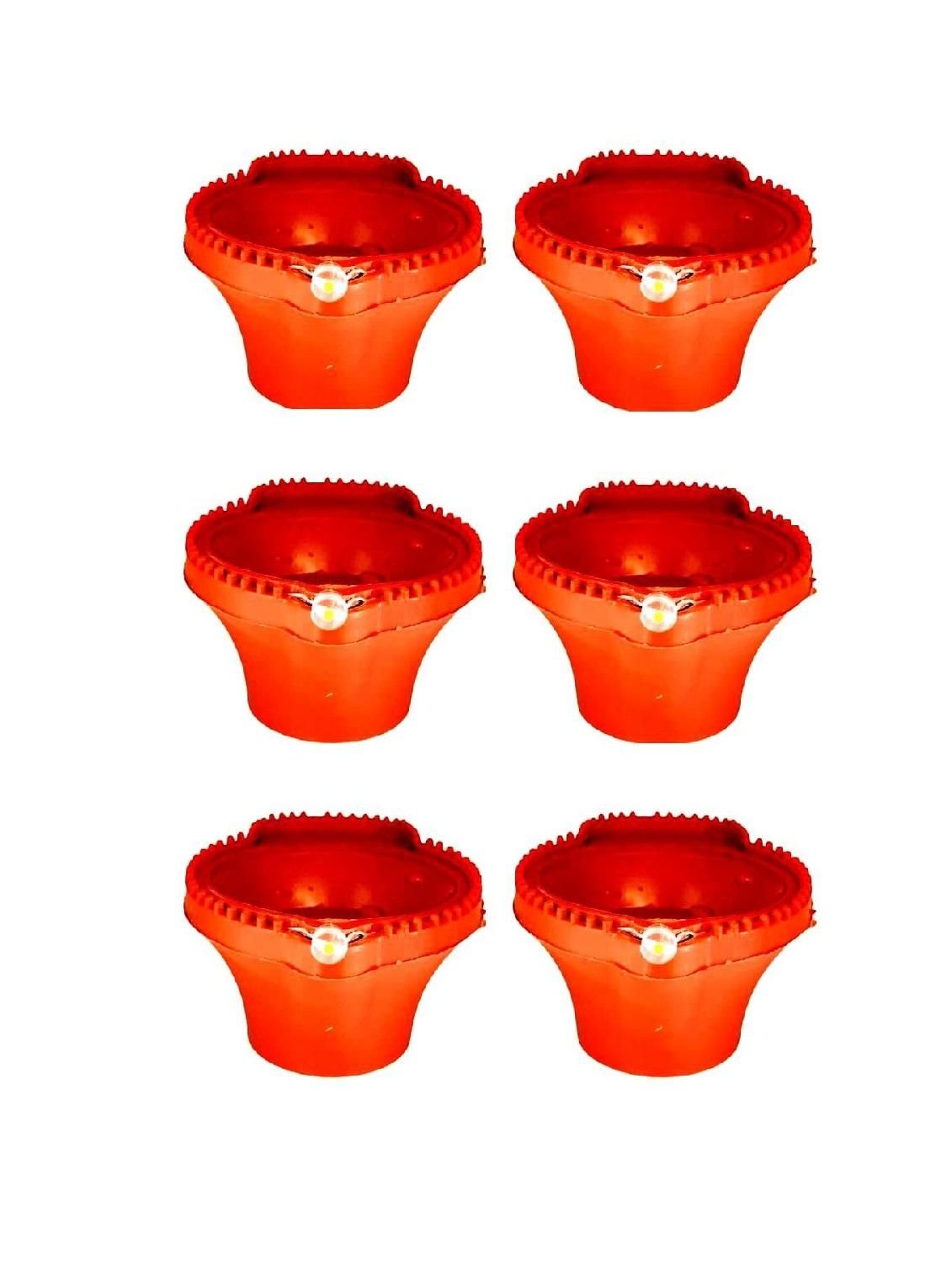 LED Water Sensor Diyas – Automatic On/Off Floating Diya (Pack of 6/12/18/24)