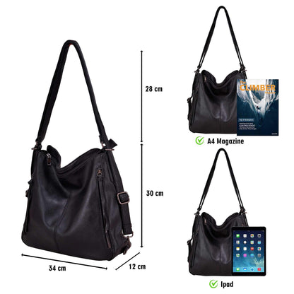 3-Pcs Handbags Set for Women – Stylish Faux Leather Combo